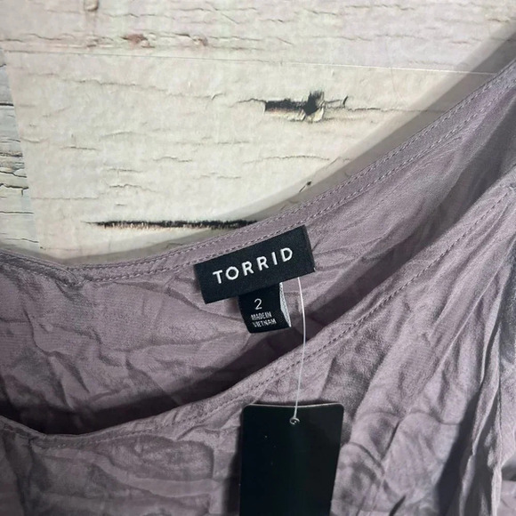 Torrid  gray tank top size 2 (16) NWT - Picture 4 of 7